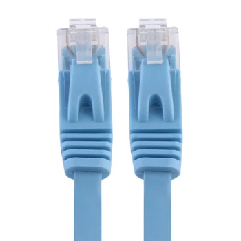 10m 15m CAT6 Plana de UTP Cable de Red Ethernet RJ45 LAN cablefor de la Red de Internet Patch Cable LAN Cable para Ordenador PC