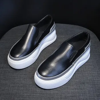 2020 Zapatillas para Mujer Otoño de la Plataforma de Nuevos Deportes para Mujeres Zapatos Casual Gruesa Suela Transpirable Vulcanizan los Zapatos de Calzado de Mujer