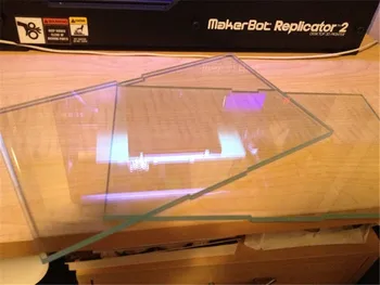 Funssor Replicator 2 de vidrio templado de construir la placa de 8 mm de espesor de vidrio Templado para la construcción de la cama
