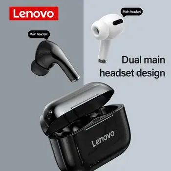 Lenovo LP1S TWS Bluetooth Auriculares Deportivos Auricular Inalámbrico de Auriculares Estéreo de alta fidelidad de la Música Con Micrófono LP1 S Para Android IOS Smartphone