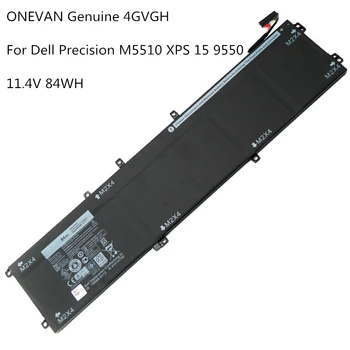 ONEVAN Nuevo, Genuino, 11.4 V 84WH 4GVGH de Batería del ordenador Portátil para DELL Precision 5510 XPS 15 9550 Serie 1P6KD T453X M5510 P56F