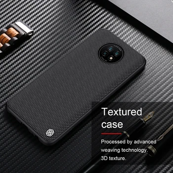 Para Xiaomi Redmi Note 9T 5G Caso Nillkin 3D con Textura de Nylon Ultra delgada Cubierta de la caja del Teléfono para el Xiaomi Redmi Note 9T Versión Global