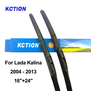 Parabrisas híbrido de limpiaparabrisas delantero de la cuchilla de limpiaparabrisas de coche accesorios para el Lada Kalina año de 2004 a 2013 Ajuste de Gancho Brazos Modelo