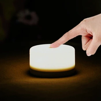 Táctil LED de Atenuación de Luz de la Noche USB Recargable Magnético Portátil Lámpara de Interior al aire libre de la Decoración de la Pared la Luz de la Cocina del Gabinete de la Luz de la Lámpara