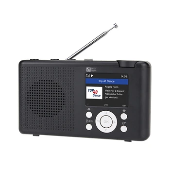 WR-23D Portátil WiFi a Internet de Radio Altavoz Bluetooth Multifuncional FM de Radio Digital de DAN/DAB+ Con Batería