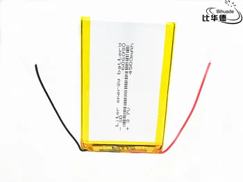 1/2/4 pc 3.7 V 4500mAh 606090 de Polímero de Litio LiPo Recargable de la Batería Para GPS del DVD de la ALMOHADILLA de e-libro de la pc de la tableta del ordenador Portátil del banco del poder