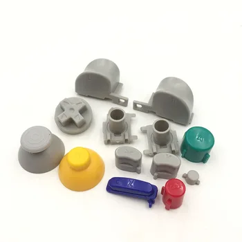 100sets Colorido a B X Y Z Botón & Thumbstick Botón D-pad Mod Kits para la Nintendo GameCube GC Controlador
