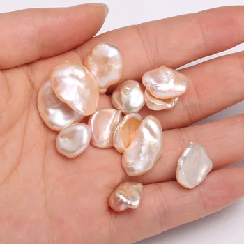 1pcs Naturales Perlas de agua Dulce Perlas de Forma Irregular Suelta Perlas para la Joyería DIY Collar Pulseras Aretes de Tamaño 14-16 mm