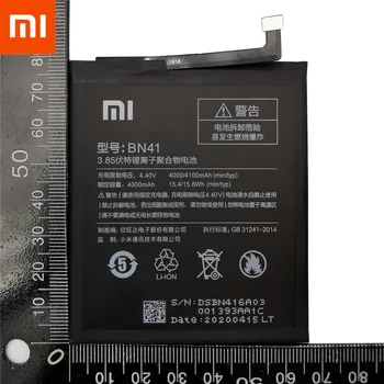 2020 Nuevo De Xiao Mi BN41 Batería Para Xiaomi Redmi Nota De 4 / X4 4000mAh Original de las Baterías para Teléfono Móviles+Herramientas Gratuitas