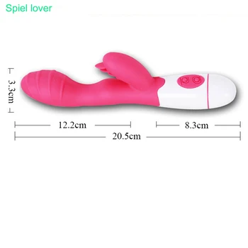 30 velocidades con Doble Vibración punto G estimulador de clítoris consolador vibrador Juguetes Sexuales para la Mujer masturbador vibrador feminino sexe