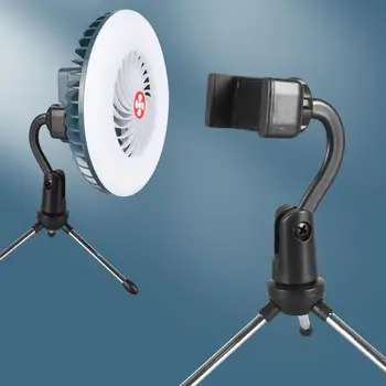3in1 Magnética Recargable USB Colgando el Ventilador de la Tienda de la Lámpara del LED Móvil del Cargador USB para Acampar al aire libre Senderismo Pesca de la Casa