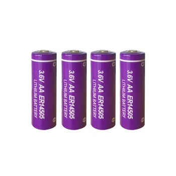 4PCS PKCELL ER14505 batería de 3.6 v AA 2400mah baterías de litio er 14505 liSOCL2 pilas para el seguimiento de GPS,Cámaras