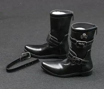 70cm 1/3 1/4 hombre chico SD AOD DOD BJD MSD Dollfie de Cuero Sintético de la PU Zapatos negro blanco botas de los zapatos de YG330
