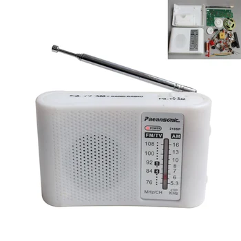 CF210SP Estéreo AM/FM Radio Kit de BRICOLAJE Electrónico Montar el paquete de la Portátil de FM de radio AM piezas de BRICOLAJE Para que los alumnos