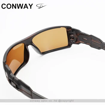 Conway Ciclo de Gafas de Protección UV de los Hombres de los Deportes de Gafas de sol Rectangulares TR90 Marco de Diseño de la Marca al aire libre de la Montaña Gafas