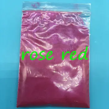 De alta calidad del polvo de la perla rosa rojo mica en polvo polvo de perla nacarado pigmento 500g/bag Mayorista de Pigmento de Mica en Polvo.