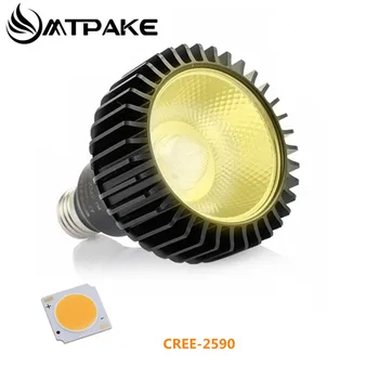 E27 15W CREE CXB2590 led crecen la luz de espectro Total de 380 730NM UV/IR 85-265V 6500K luz del sol para el crecimiento de interior de la planta de cajas de crecer