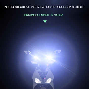 El ESPÍRITU de la IA vehículo Eléctrico accesorios multi - funcional de la extensión del soporte de la iluminación del stent de la motocicleta modificada iluminación stent