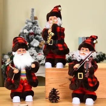 Feliz Navidad Decoraciones para el Hogar Nuevo Musical Eléctrico de Santa Juguetes de Navidad para los Niños Feliz Año Nuevo 2021 Navidad Natal