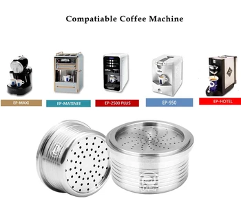 ICafilas Para Lavazza Cápsulas de Café Reutilizables de Acero Inoxidable Filtro de Metal Crema Versión Pod de Café Espresso Point de la Máquina