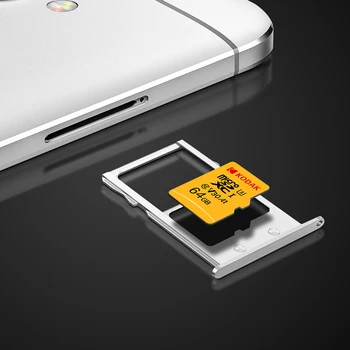 Kodak de Alta Velocidad 16GB 32GB 64GB 128GB de TF / Micro SD tarjeta de cartao de memoria clase 10 U1 Tarjeta de Memoria Flash mecard Micro sd kart