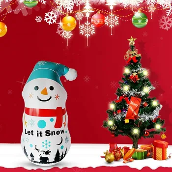 Lindo Del Muñeco De Nieve De Navidad Muñeco De Nieve Inflable Vaso De Navidad Decoraciones Para El Hogar Regalos Para El Año Nuevo