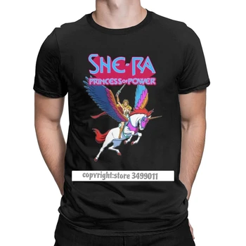 Los hombres de She-Ra De Poder Camiseta de he-Man y los del Universo de la Prima de Algodón Tops Vintage Camisetas Tops Camiseta