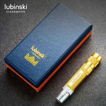 LUBINSKI 2 Tamaños de Hojas de Aluminio Multi-función de Cigarros Punzón de corte Con Cigarro Aguja Resto Stand de Regalo