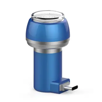 Magnético del Teléfono Móvil de Afeitar de los Hombres Afeitadora Eléctrica Dispositivo para An-droid USB Tipo-c LX9B