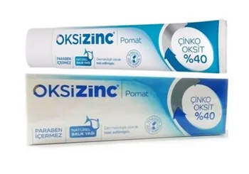 Oksizinc 40% de Óxido de Zinc Pomat 100 g de Pomada Contiene 40% de Óxido de Zinc y Natural de Aceite de Pescado
