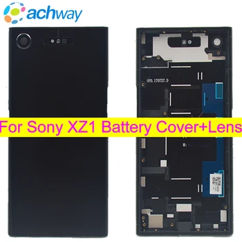 Para Sony XZ1 Cubierta Posterior de la Batería de la Puerta Trasera Caso de Vivienda de Reemplazo Para SONY G8341 G8342 XZ1 Cubierta de la Batería