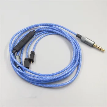 Reemplazo del Cable de Audio para UE TF10 TF15 5PRO 0.75 mm de Auriculares con Control de Volumen de Micrófono Cable de los Auriculares Cable Conector 23 AugT1