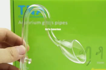 TNA mini nano Lily peonía Amapola de vidrio tubo de entrada de salida de los peces de agua de la planta de paisaje filtro de tanque de accesorios