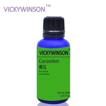VICKYWINSON Pepino de aromaterapia, aceite esencial de 30ml Coche de Recarga de Ambientador de Aire Multi-sabor a Aceite Esencial de WX13