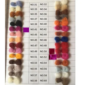 WFPFBEC 70 Australia PEINADO fibra de LANA de merino de bricolaje de lana para neddles fieltrado 50g 100g NO.43