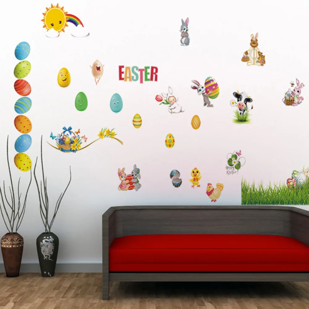 Etiqueta engomada colorida de la pared de la decoración del hogar de l 