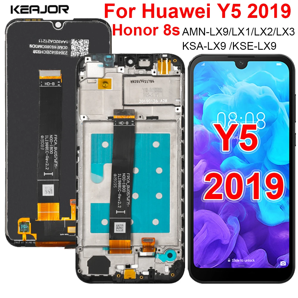 Para huawei honor 8s kse-lx9/y5 2019 amn-lx9 pantalla LCD Pantalla táctil Assembly Kit 