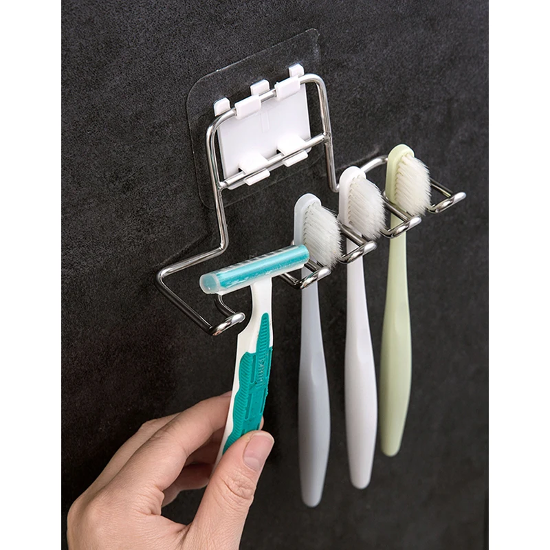 Cepillo Organizador de accesorios de baño cepillo de dientes titular de Rack de almacenamiento de pasta de dientes