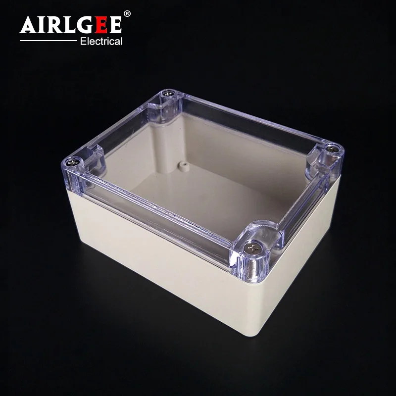 115*90*55MM Impermeable Cubierta Transparente Plástico Electrónica Proyecto Caja Caja CAS ^ 