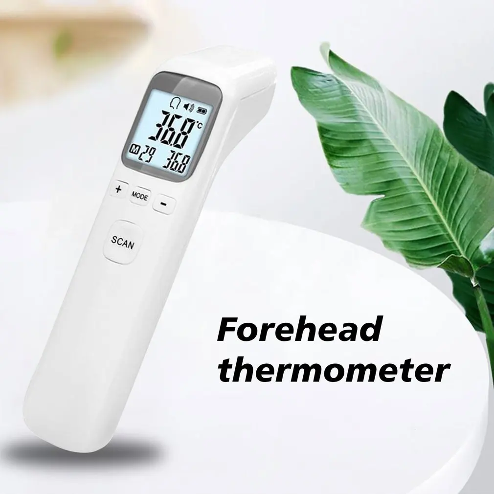 Digital termómetro Infrarrojos LCD termómetro frente termómetro cierran