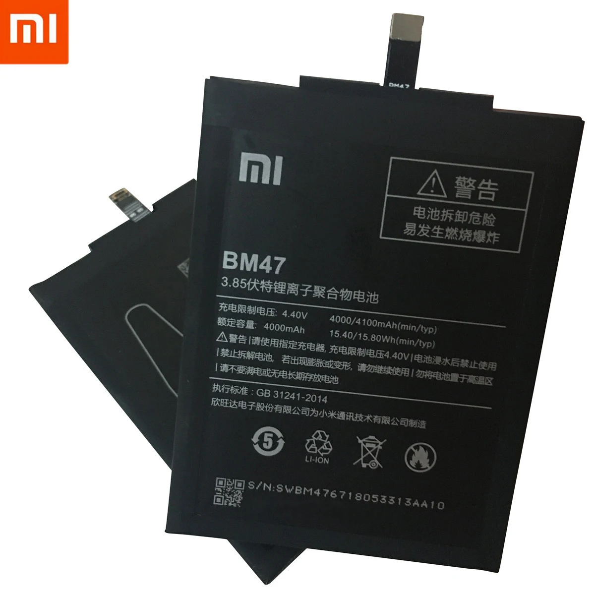 Batería para Xiaomi Redmi Nota 4 BN41 Recambio Original Batería Nuevo 4100MAH