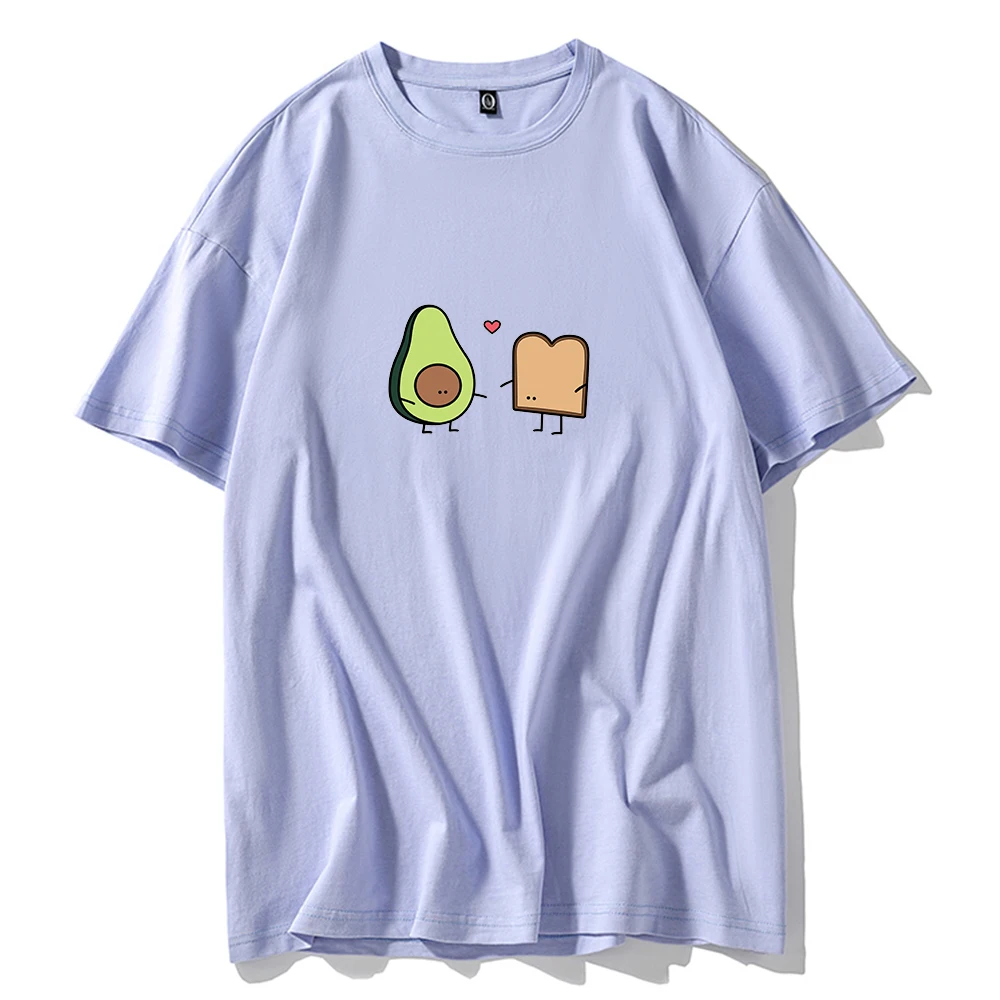 Camiseta de aguacate Harajuku Kawaii de dibujos animados para mujeres Ullzang pequeña camiseta HON 