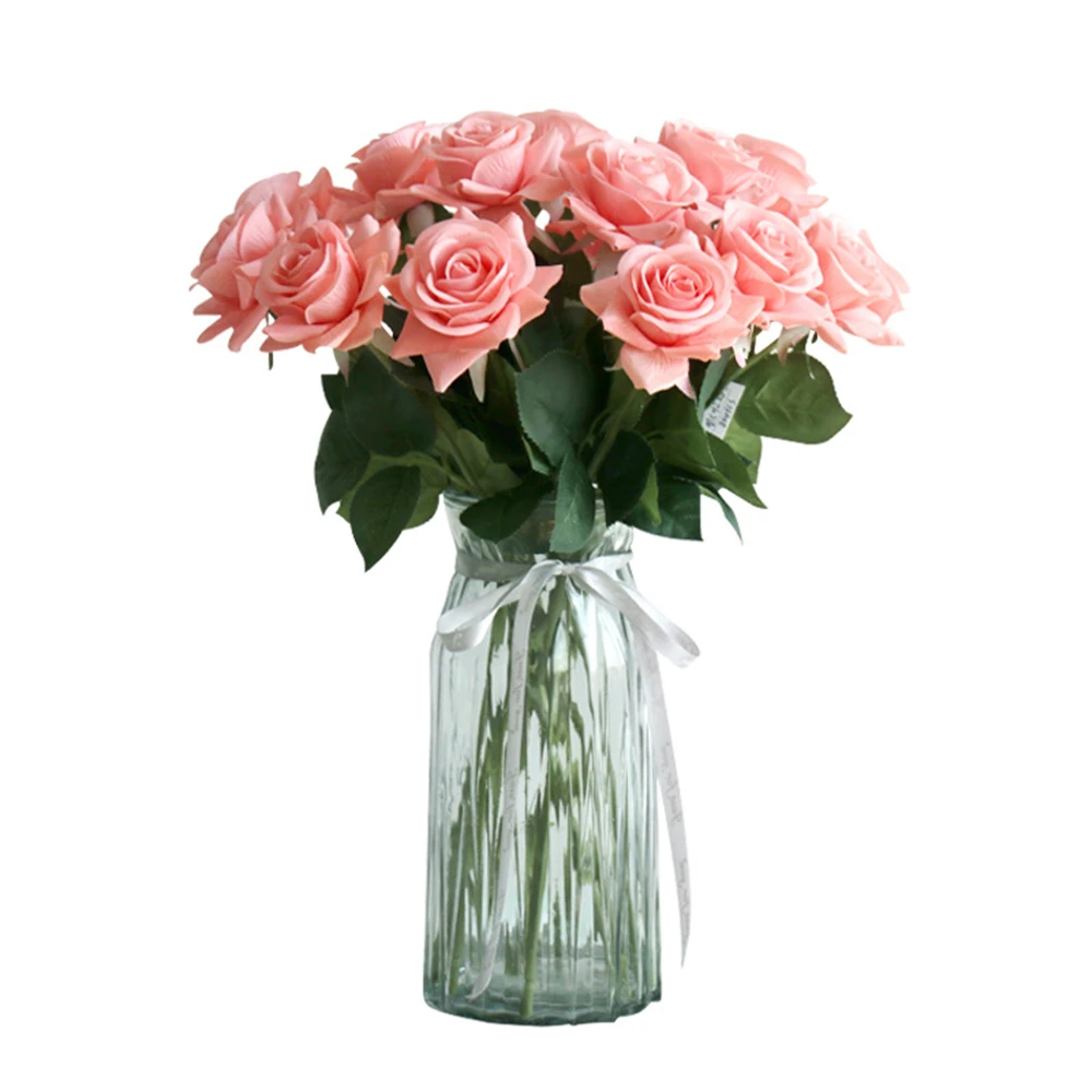 Decoraciones de flores artificiales falsificaciones para boda hortensie artificialmente